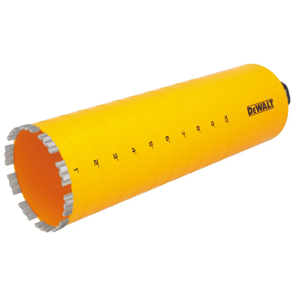 DeWALT DW55021 4-1/2 X 15 Cordless Diamond Core Bit w/ Recessed Grooves