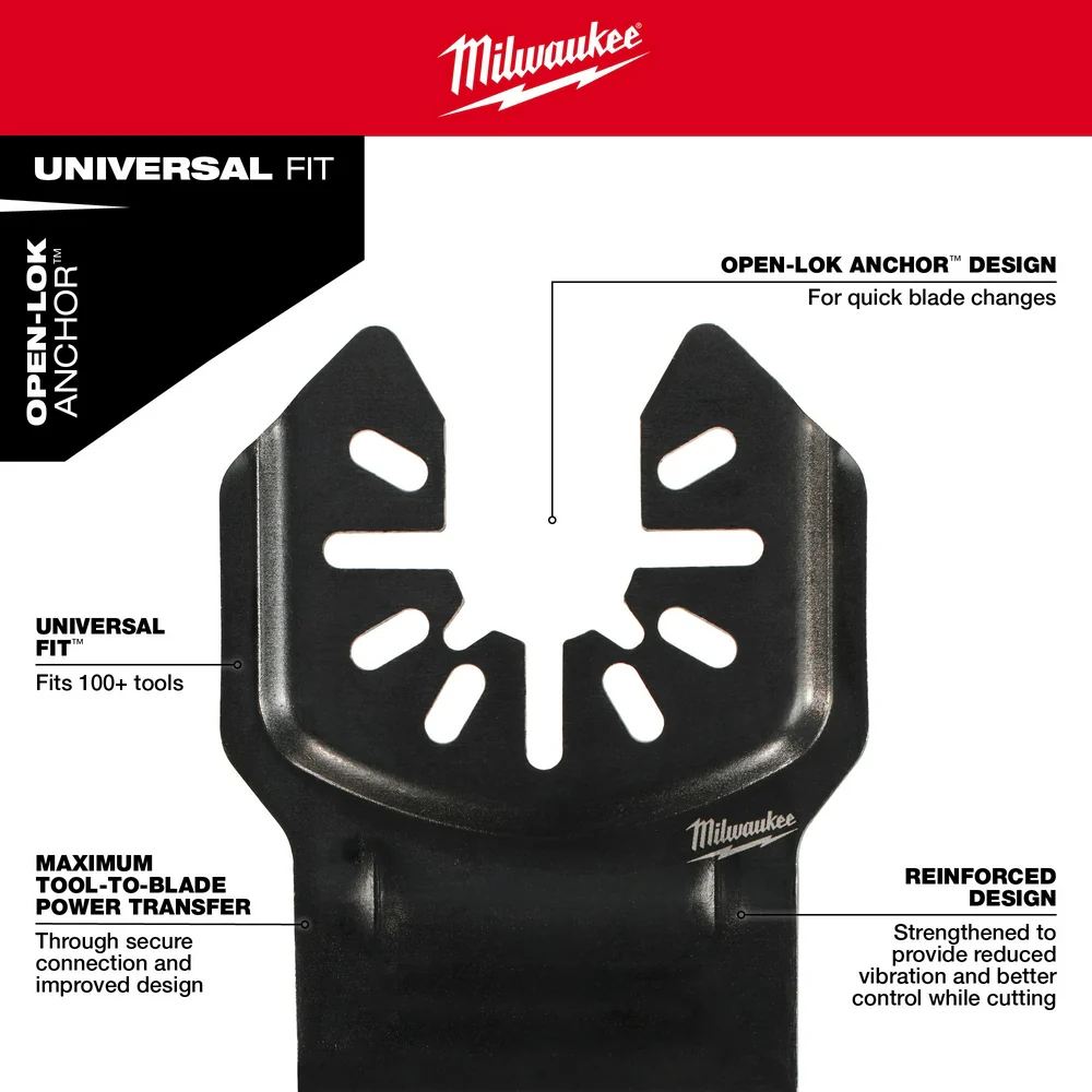 Milwaukee 49-25-1575 NITRUS CARBIDE 1-3/8 Extreme Multi-Tool Blade - 5 PK