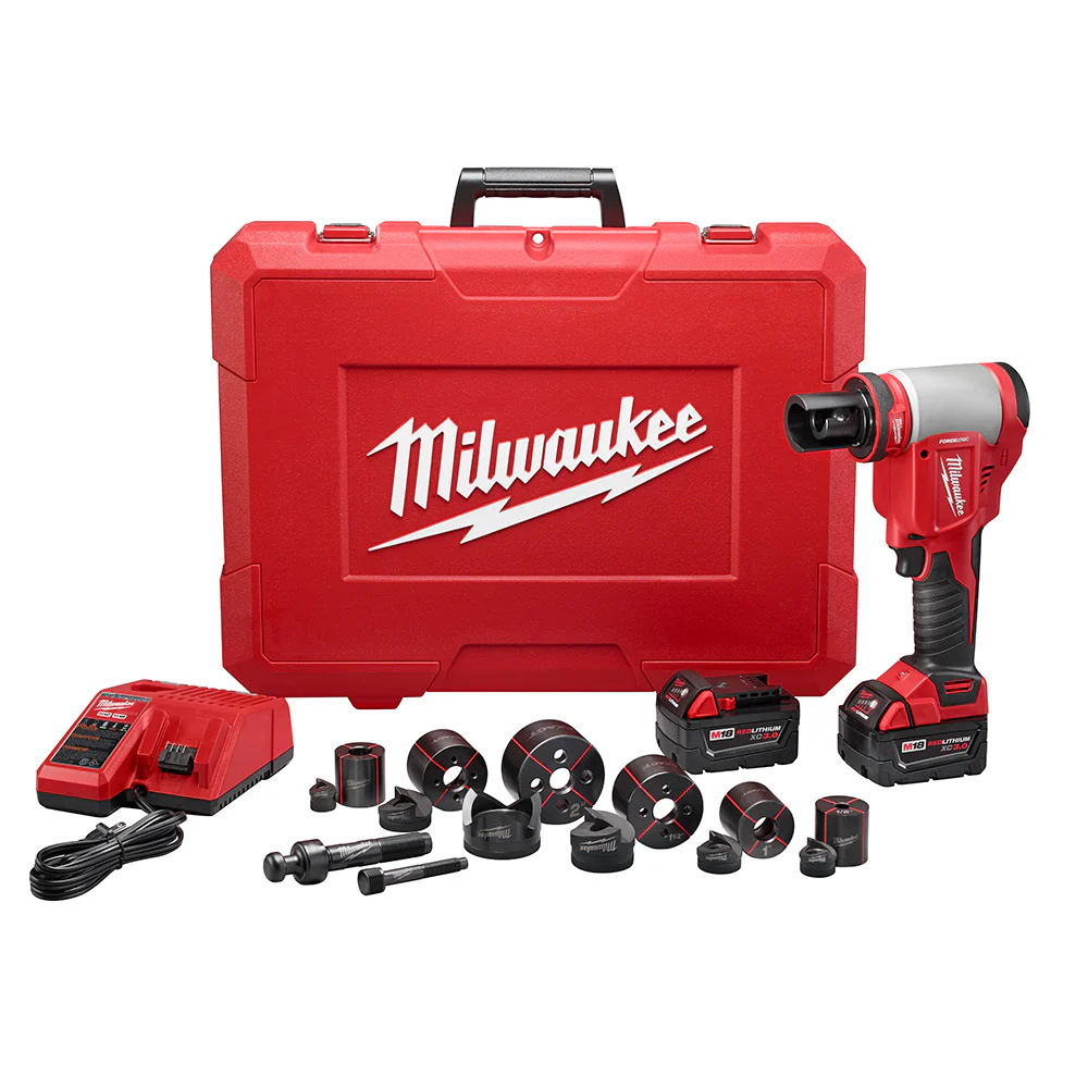 Milwaukee 2676-82 M18 18V 10 Ton Knockout Tool 1/2 To 2 Kit - Reconditioned