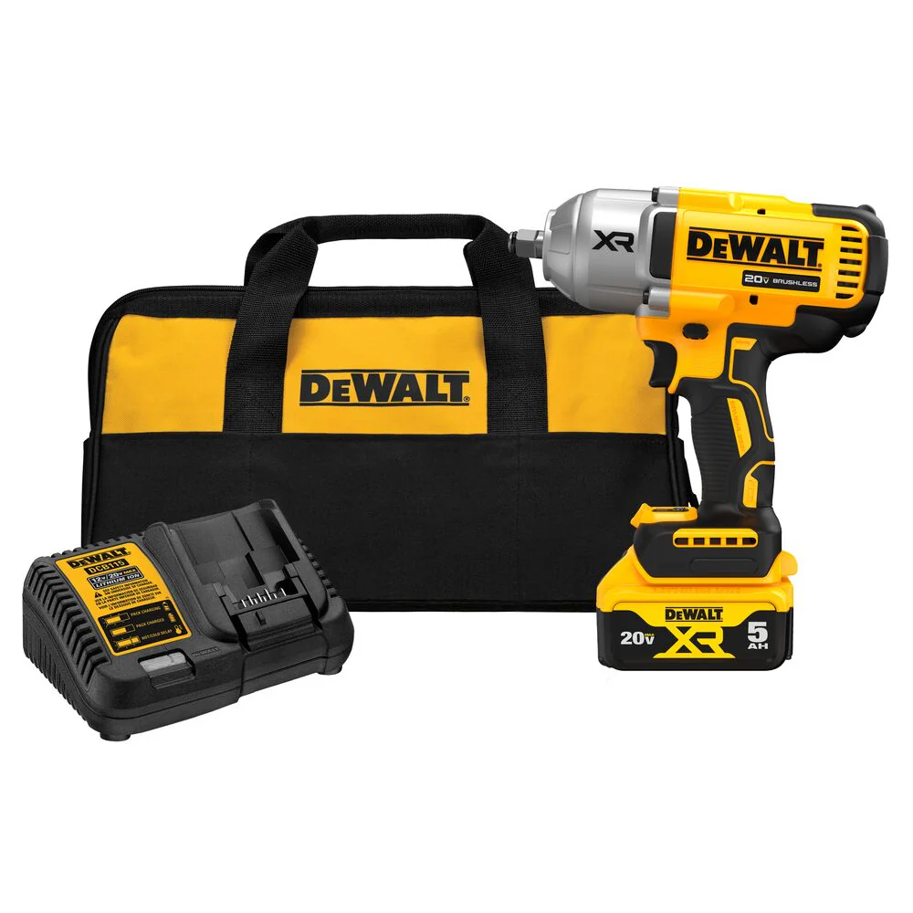 DeWALT DCF900P1 20V MAX XR 1/2 High Torque Impact Wrench w/ Hog Ring Anvil