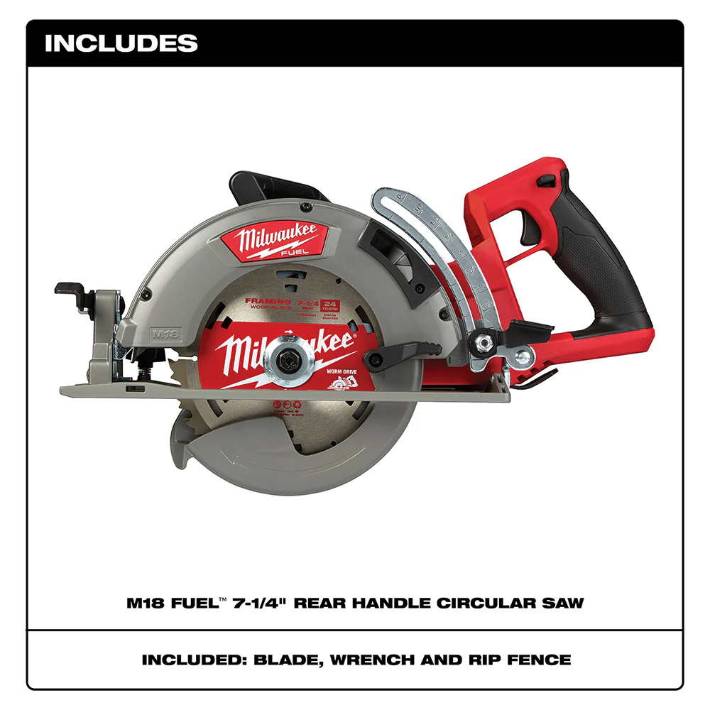 Milwaukee 2830-80 M18 FUEL 7-1/4 Rear Handle Circular Saw - Bare Tool Recon