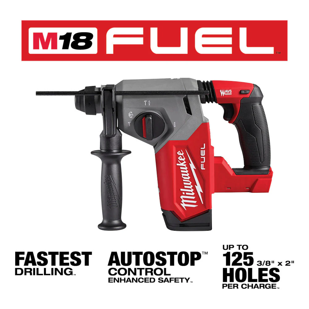 Milwaukee 2912-20B8F M18 FUEL 18V 1 SDS Plus Rotary Hammer w/ 8AH Forge Battery
