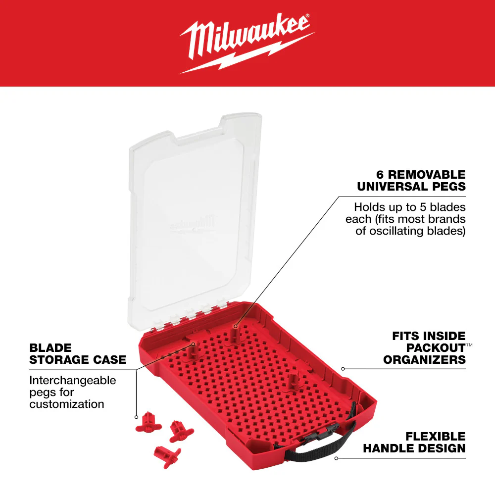 Milwaukee 49-10-9114 Universal OPEN-LOK Oscillating Multi-Tool Blade Kit - 15 PC