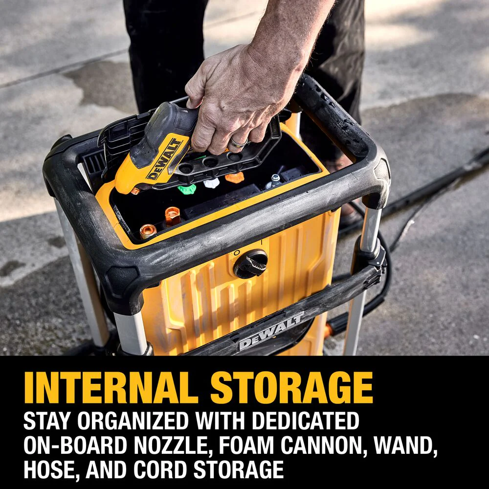 DeWALT DWPW3000 3000 MAX PSI 1.1 GPM 15 AMP Brushless Jobsite Pressure Washer