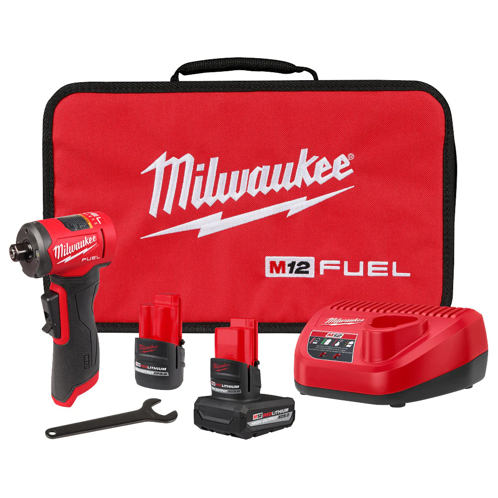 Milwaukee 3485-22 M12 FUEL 12V 1/4 Li-Ion Right Angle Die Grinder Kit