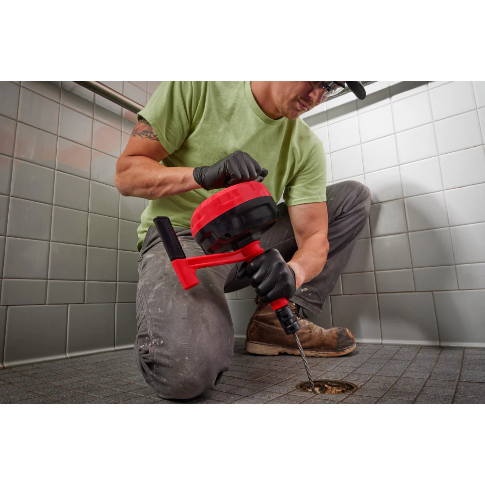 Milwaukee 48-2-57-60 25' Dual Grip Hand Auger w/ Quick Switch Cable Lock