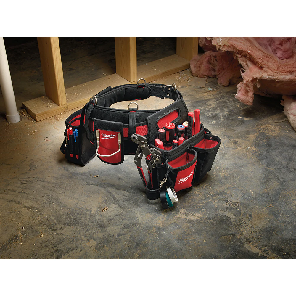 Milwaukee 48-22-8110 29-Pocket 1680D Nylon Stable Base Electricians Work Belt