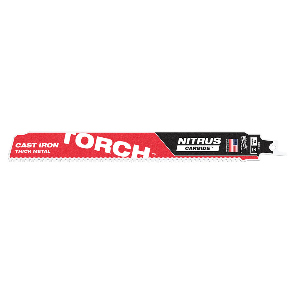 Milwaukee 48-00-5262 9 7TPI The TORCH FOR CAST IRON w/ NITRUS CARBIDE - 1 PK