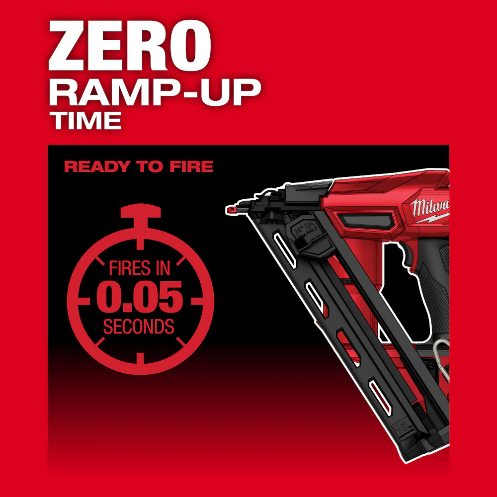 Milwaukee 2839-80 M18 18V 15 Gauge Cordless Finish Nailer - Reconditioned