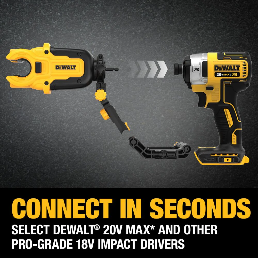 DeWALT DWACPRIR IMPACT CONNECT Copper Pipe Cutter Attachment for Impact Driver