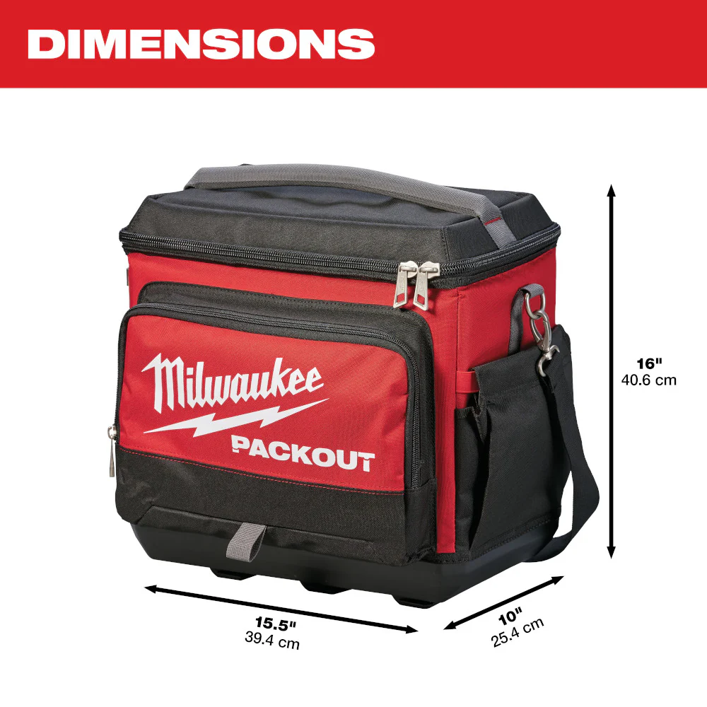 Milwaukee 48-22-8302CLR PACKOUT 10 Structured Tote w/ Cooler