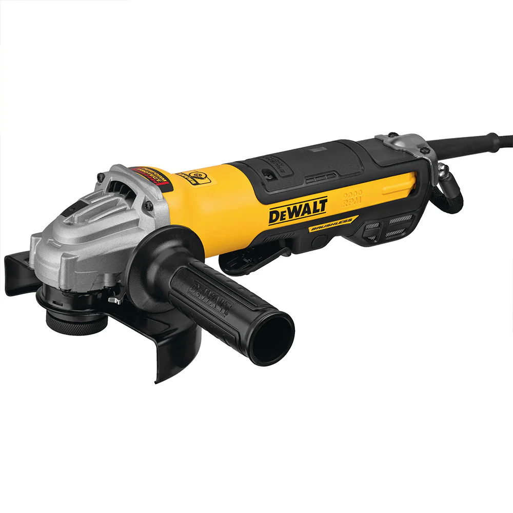 DeWALT DWE43244N 1800W 5/6 Brushless Paddle Switch Angle Grinder No Lock