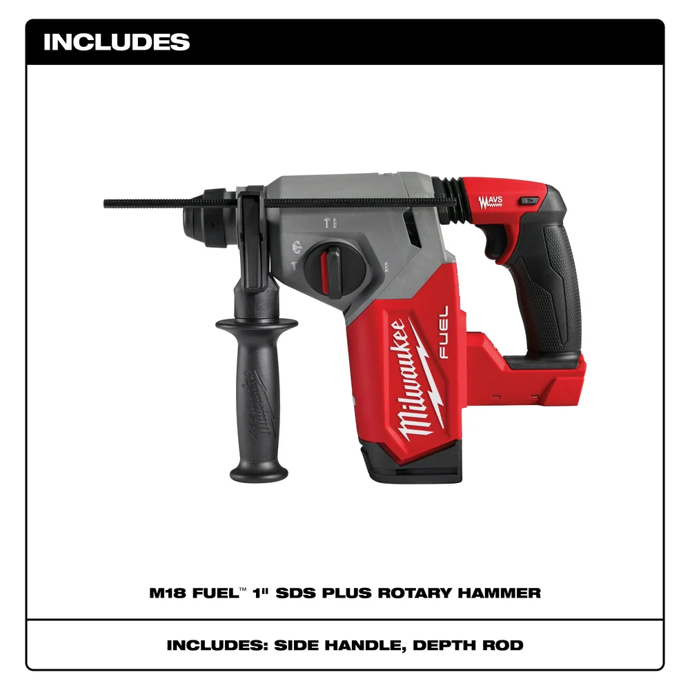 Milwaukee 2912-20 M18 FUEL 18V 1 SDS Plus Brushless Rotary Hammer - Bare Tool