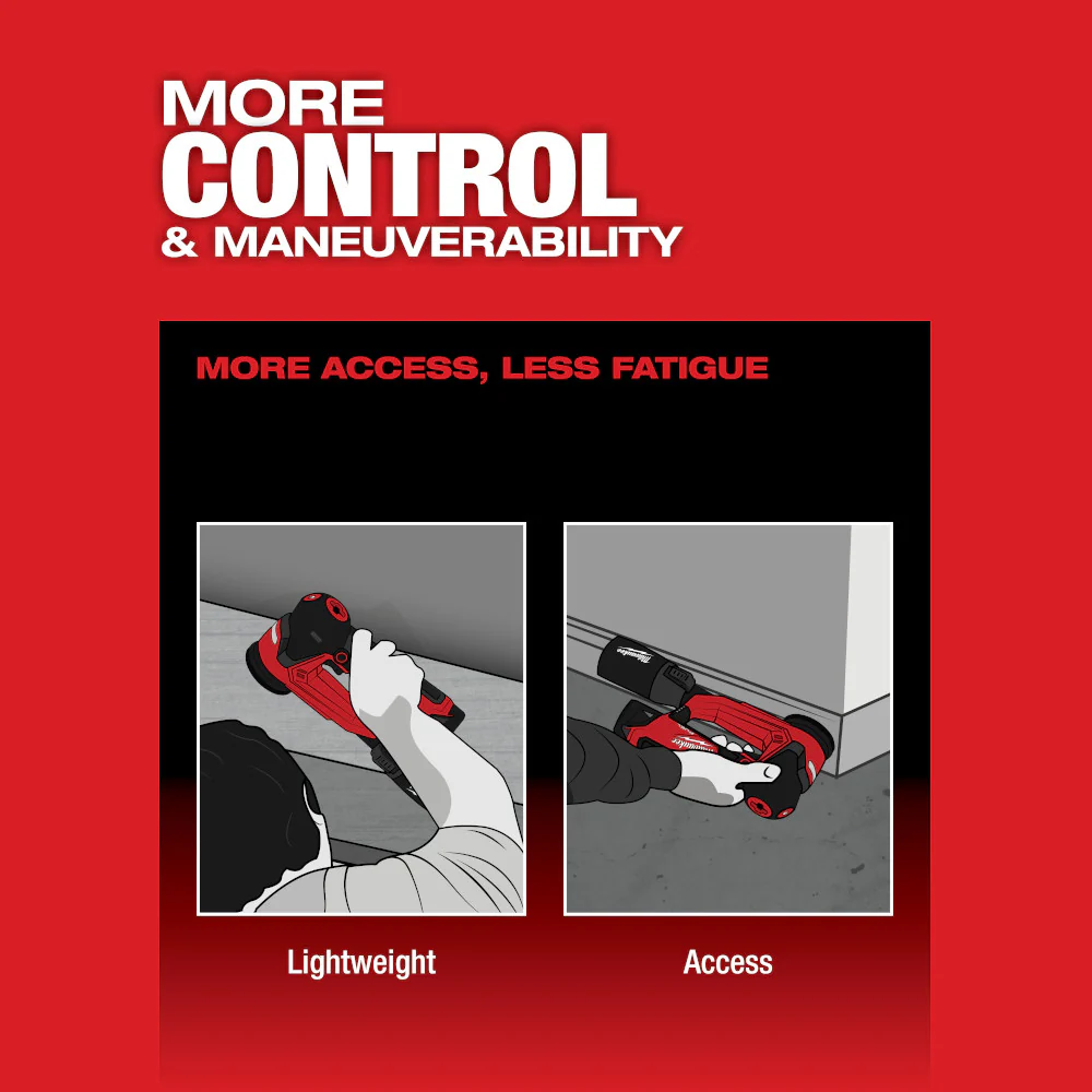 Milwaukee 2535-20 M12 FUEL 12V 3 Random Orbital Detail Sander - Bare Tool