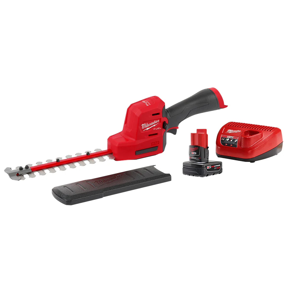Milwaukee 2533-81 M12 FUEL 12V 8 Cordless Hedge Trimmer Kit - Recon