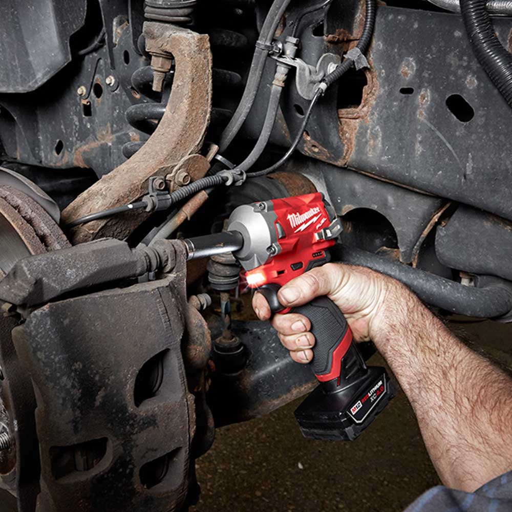 Milwaukee 2554-80 M12 FUEL 12V 3/8 Stubby Impact Wrench-Bare Tool-Reconditioned