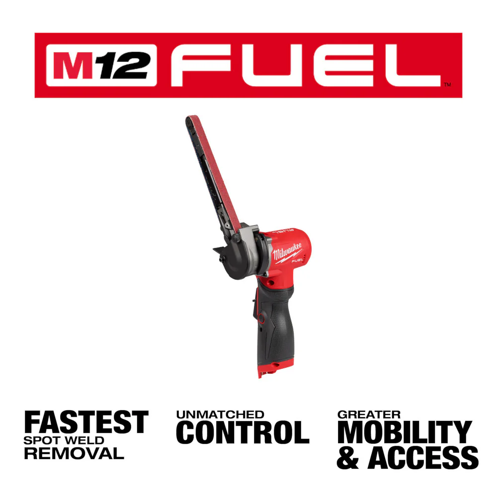 Milwaukee 2482-20 12V FUEL M12 1/2 X 18 Cordless Bandfile - Bare Tool