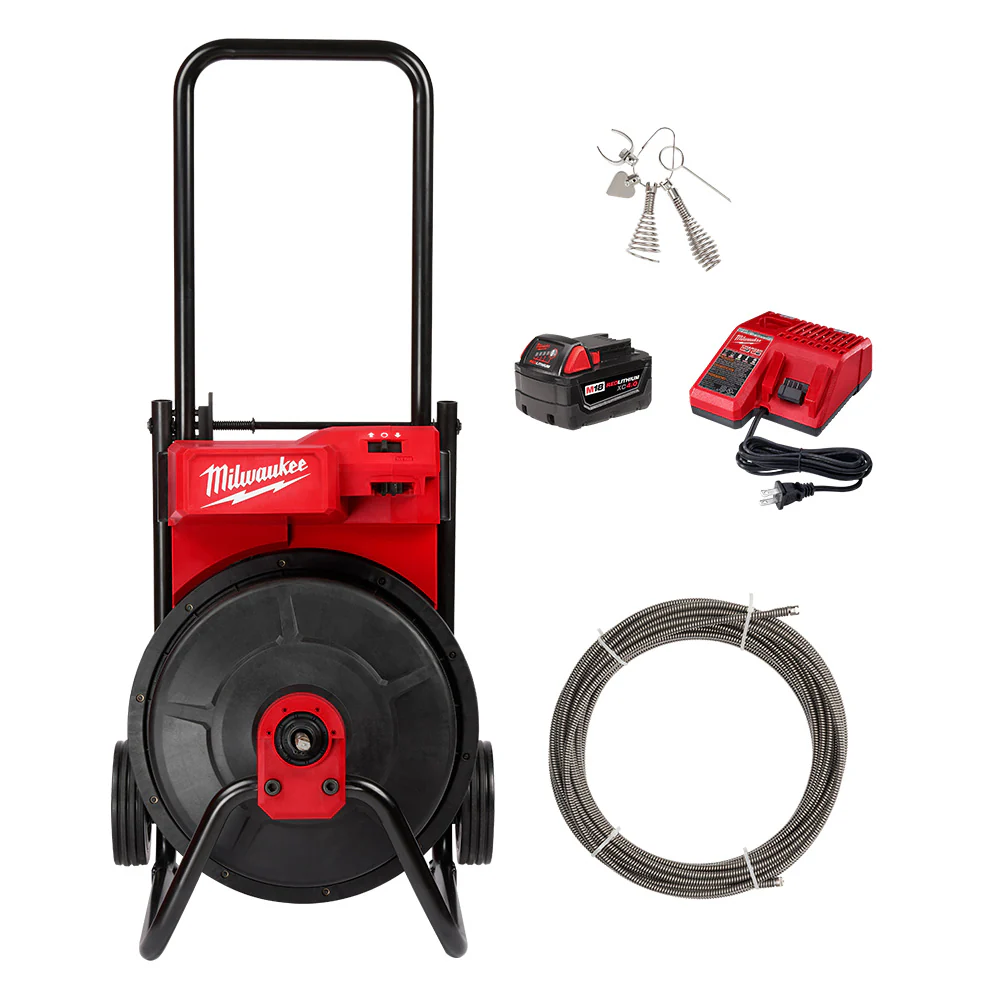 Milwaukee 2817A-21 M18 Li-Ion Cordless Drum Machine w/ 3/8 Cable