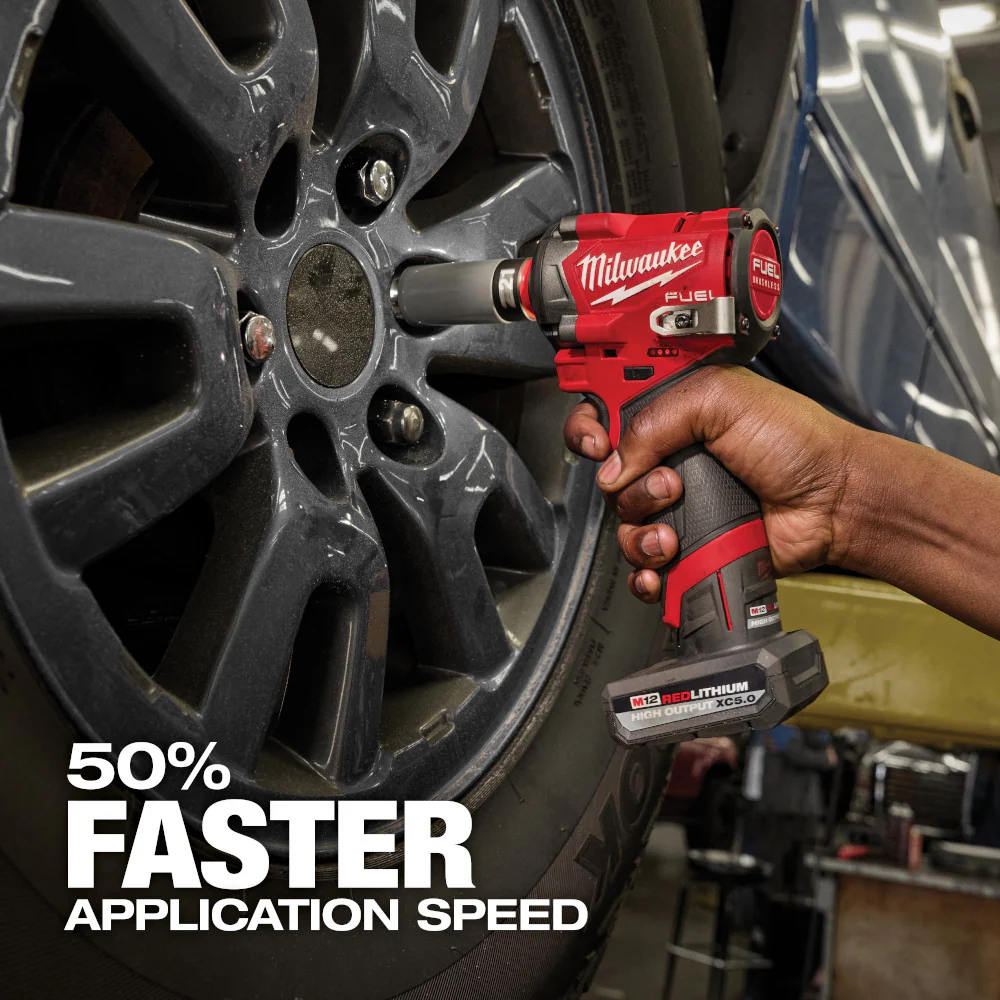 Milwaukee 2563-20 M12 FUEL 12V 1/2 Stubby Impact Wrench - Bare Tool