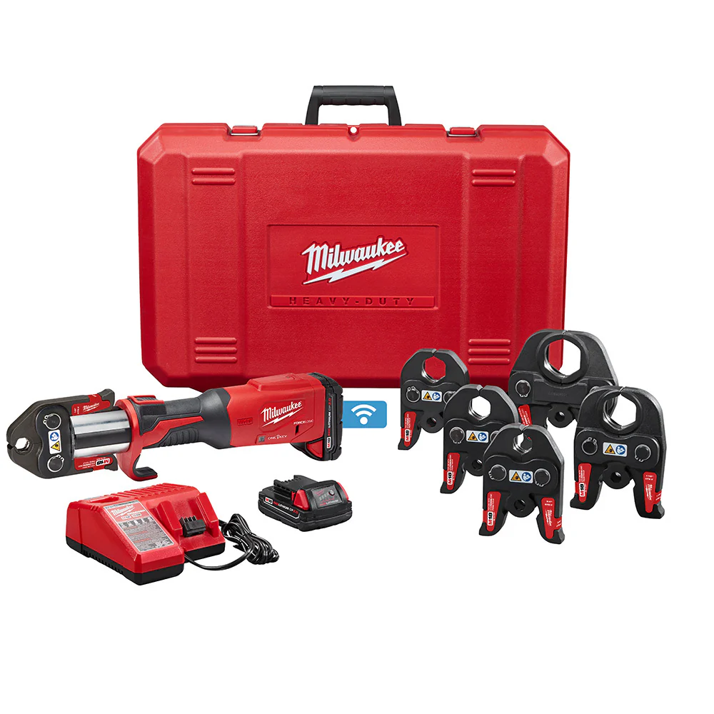 Milwaukee 2922-22 M18 18V FORCE LOGIC Press Tool w/ ONE-KEY w/ 1/2-2 CTS Jaws