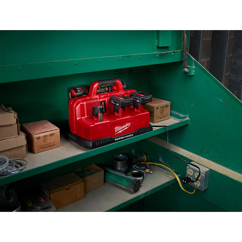 Milwaukee 48-59-1807 M12/M18 12/18V 6-Port Rapid Charge Station