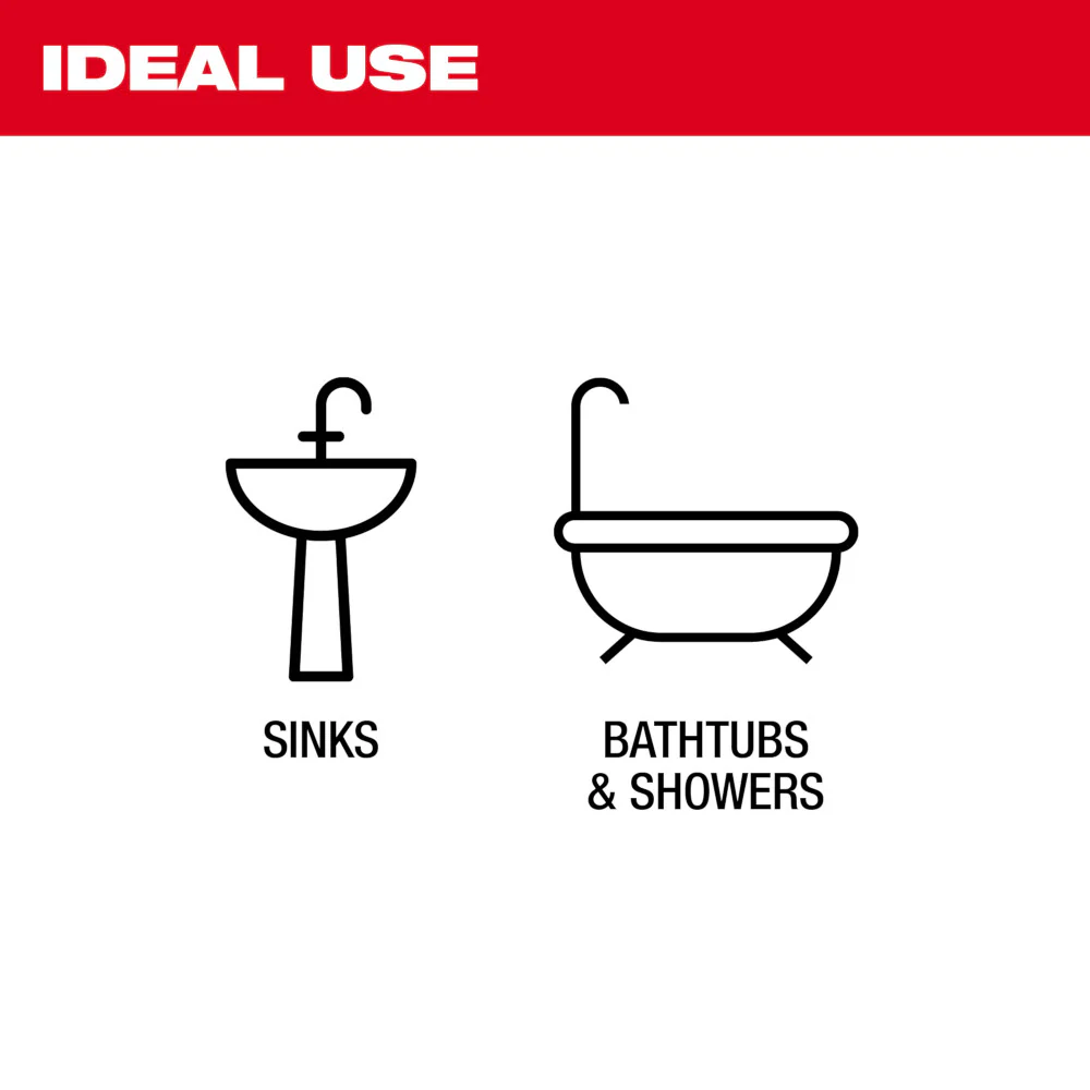 Milwaukee 48-2-57-60 25' Dual Grip Hand Auger w/ Quick Switch Cable Lock