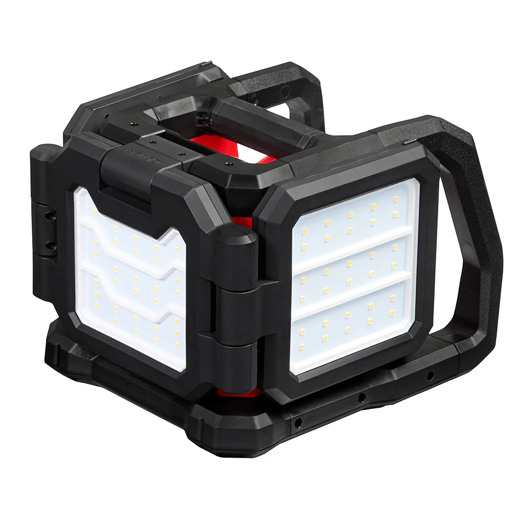Milwaukee 2368-20SK M18 18V Dual Power Triple-Panel Light w/ 5AH Battery/Charger