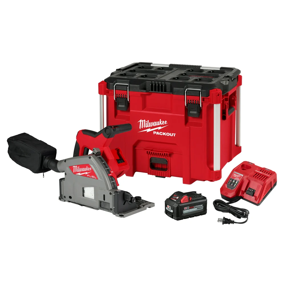 Milwaukee 2831-21 M18 FUEL 18V 6-1/2 Cordless Li-Ion Plunge Track Saw Kit