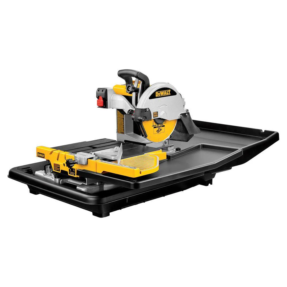 DeWALT D24000S 10 Wet Tile Stone Slate Saw w/ Portable Stand D24000