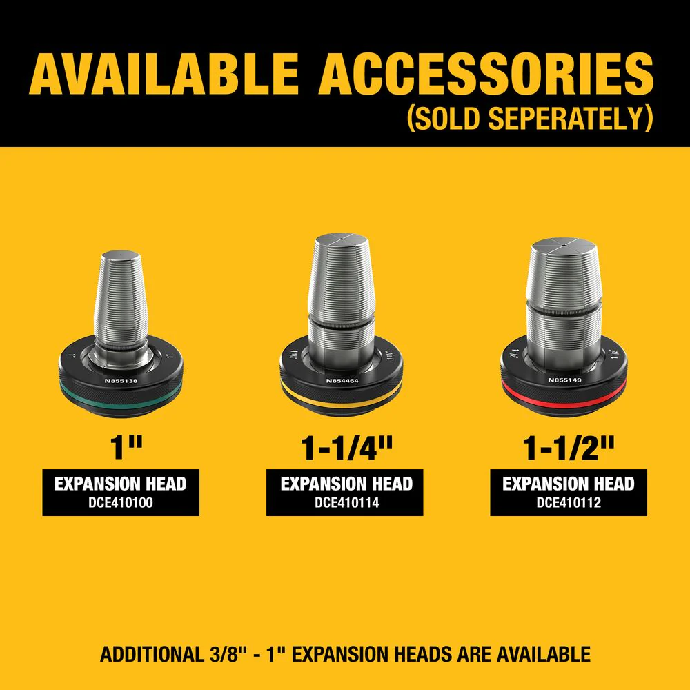 DeWALT DCE410B 20V MAX XR 1-1/2 PEX Expander - Bare Tool