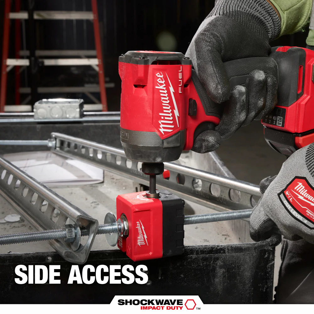 Milwaukee 48-32-2391 SHOCKWAVE 3/8 Impact Duty Threaded Rod Nut Runner Durable