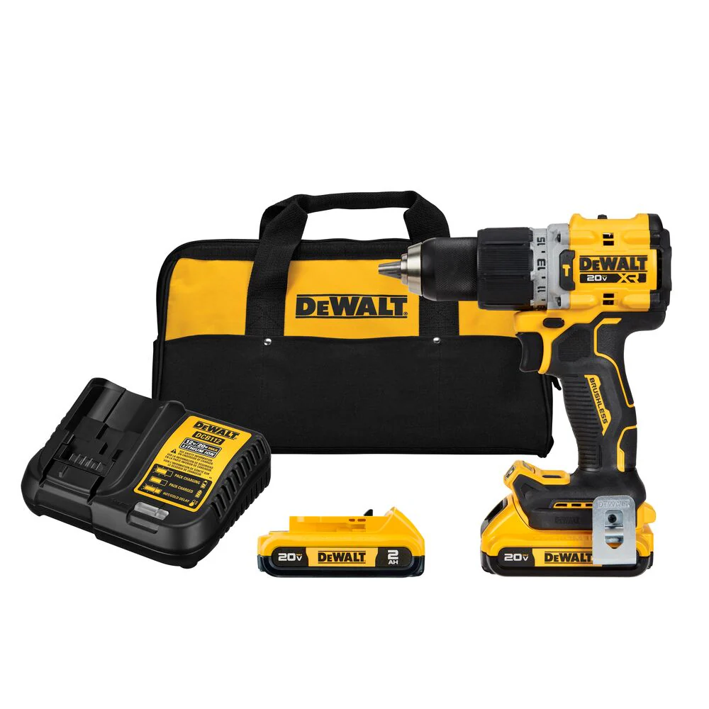 DeWALT DCD805D2 20V MAX XR 1/2 Brushless Cordless Hammer Drill/Driver Kit