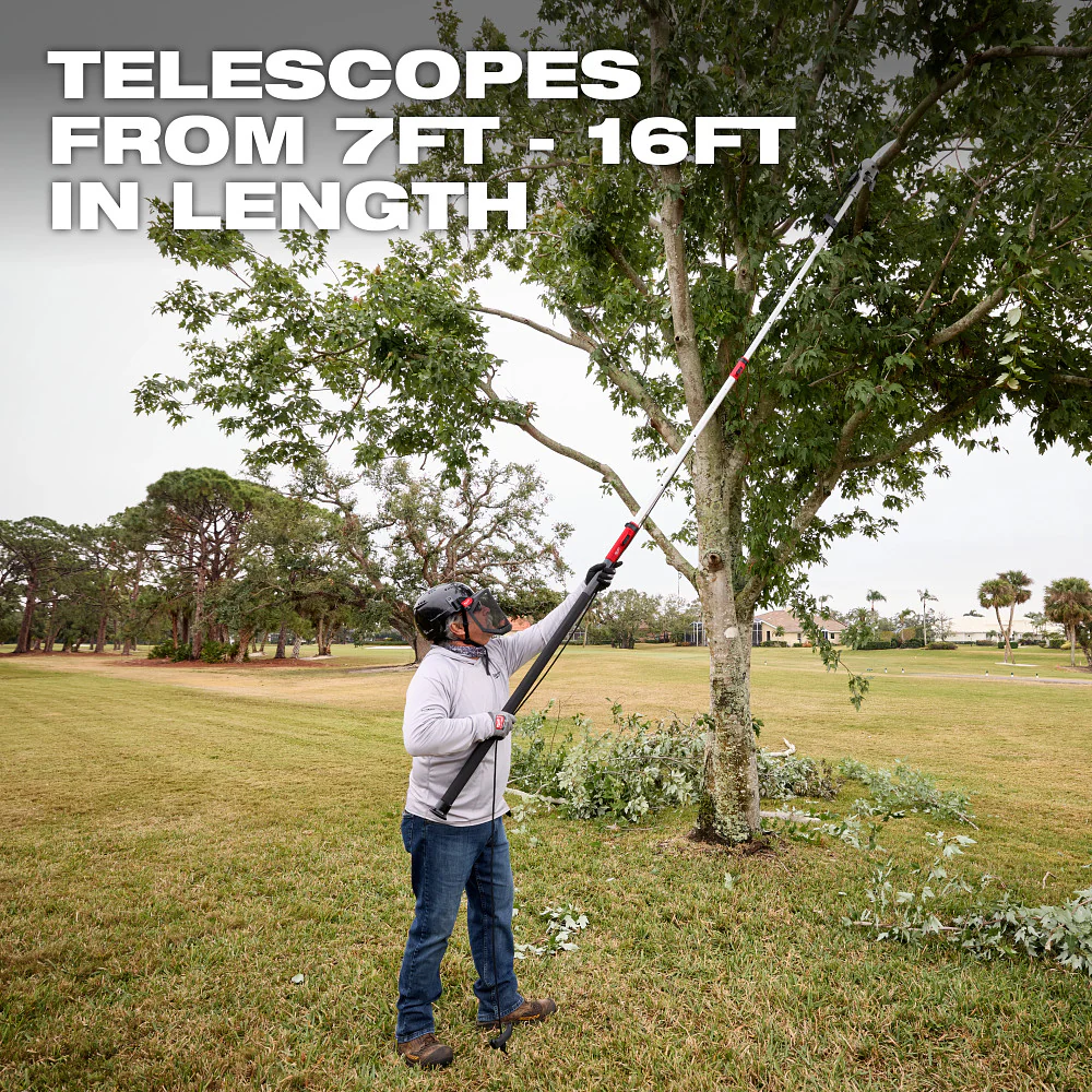 Milwaukee 48-22-9375 16' Heavy Duty Pole Saw & Pruner