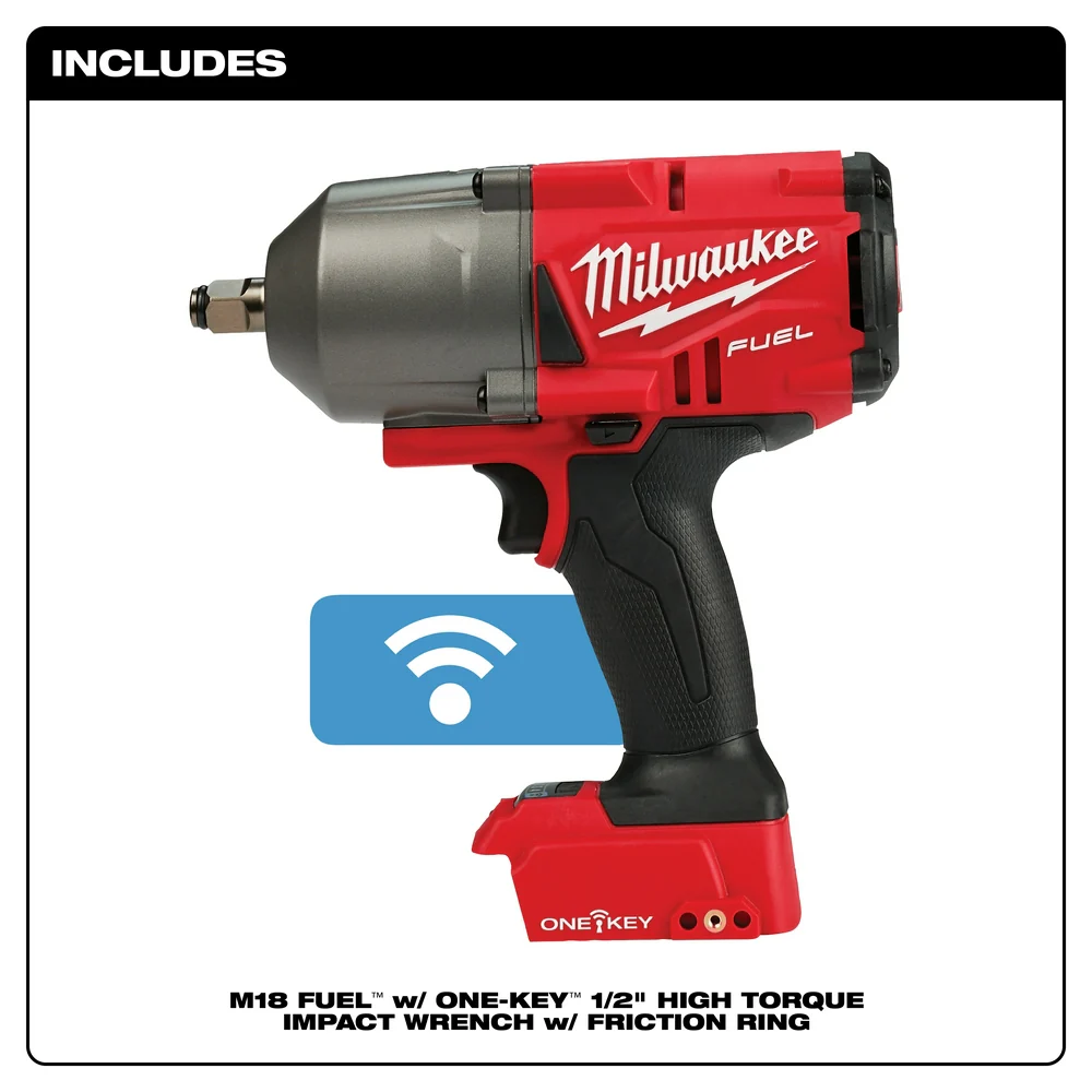 Milwaukee 2863-80 M18 18V 1/2 High Torque Impact Wrench - Reconditioned