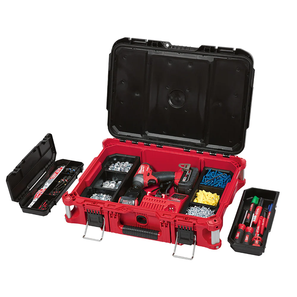 Milwaukee 48-22-84KIT2 PACKOUT 3 Piece Tool Box Bundle w/ Organizer