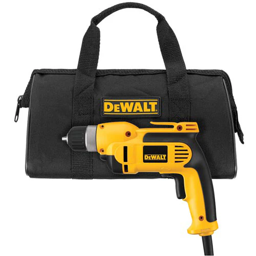 DeWALT DWD110K 3/8 VSR Pistol Grip Drill Driver Tool Kit - Electric