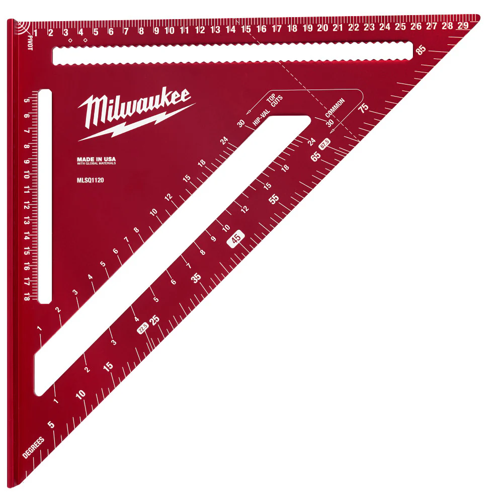 Milwaukee MLSQ1120 300mm Rafter Square w/ Durable. Accurate Marking