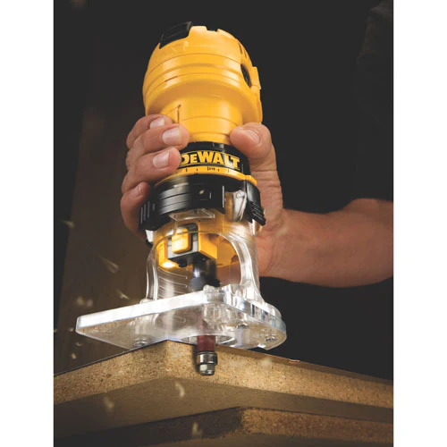 DeWALT DWE6000 1/4 Collet Single Speed Laminate Trimmer Cutter - Electric