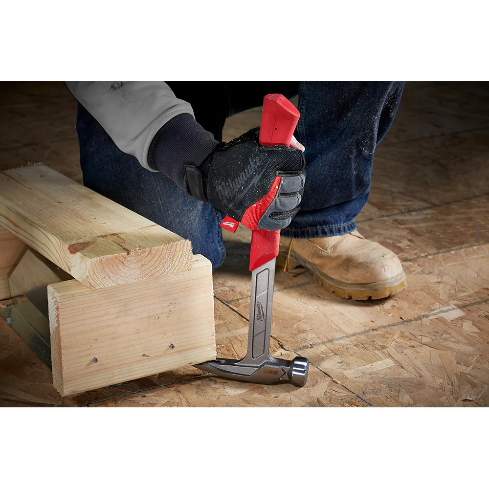 Milwaukee 48-22-9022 22oz Milled Face Framing Hammer w/ I-Beam Handle