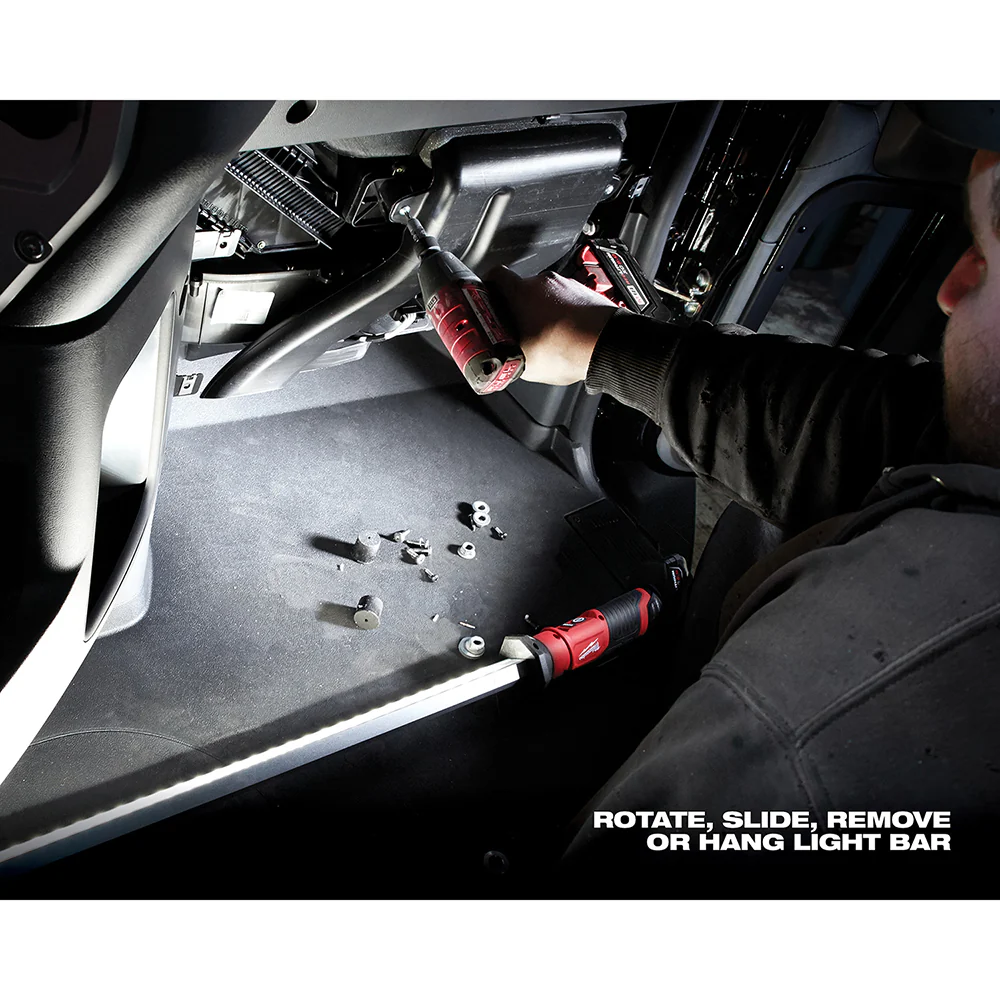 Milwaukee 2125-20 M12 12V 1.350-Lumen LED Underhood Light - Bare Tool