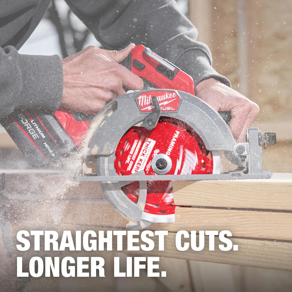 Milwaukee 48-40-0742 7-1/4 24T Thick Kerf Framing Circular Saw Blade - 2 PK