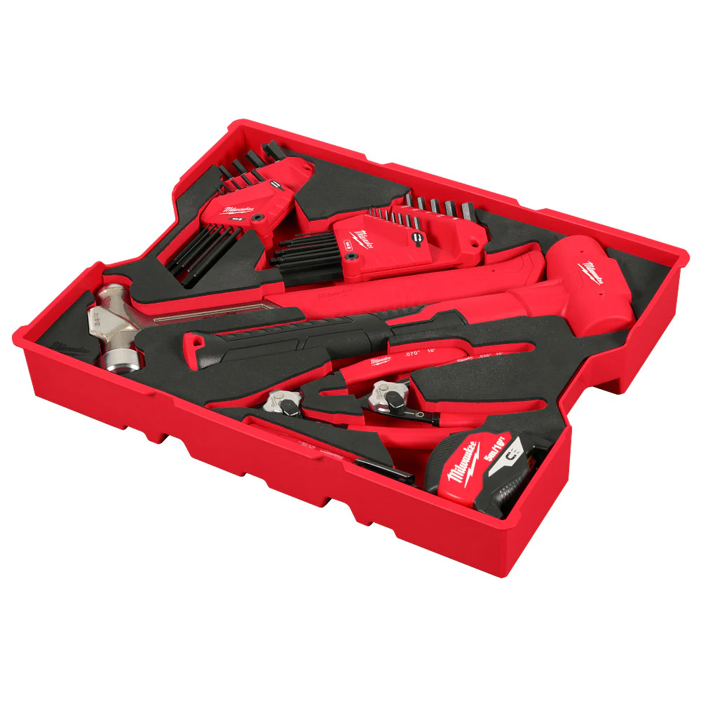 Milwaukee 48-22-0161 Hex Key/Hammer Tool Set w/ PACKOUT Storage Drawers - 28PC