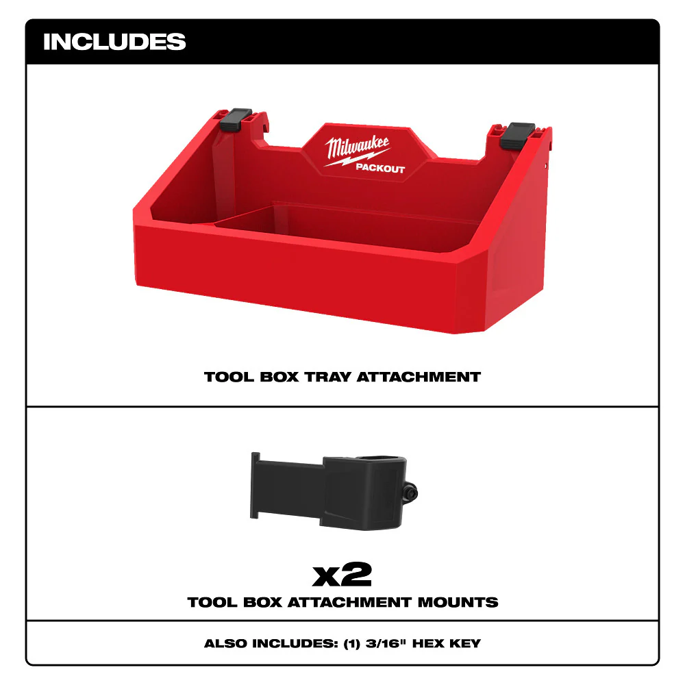 Milwaukee 48-22-8605 PACKOUT Tool Box Tray Attachment