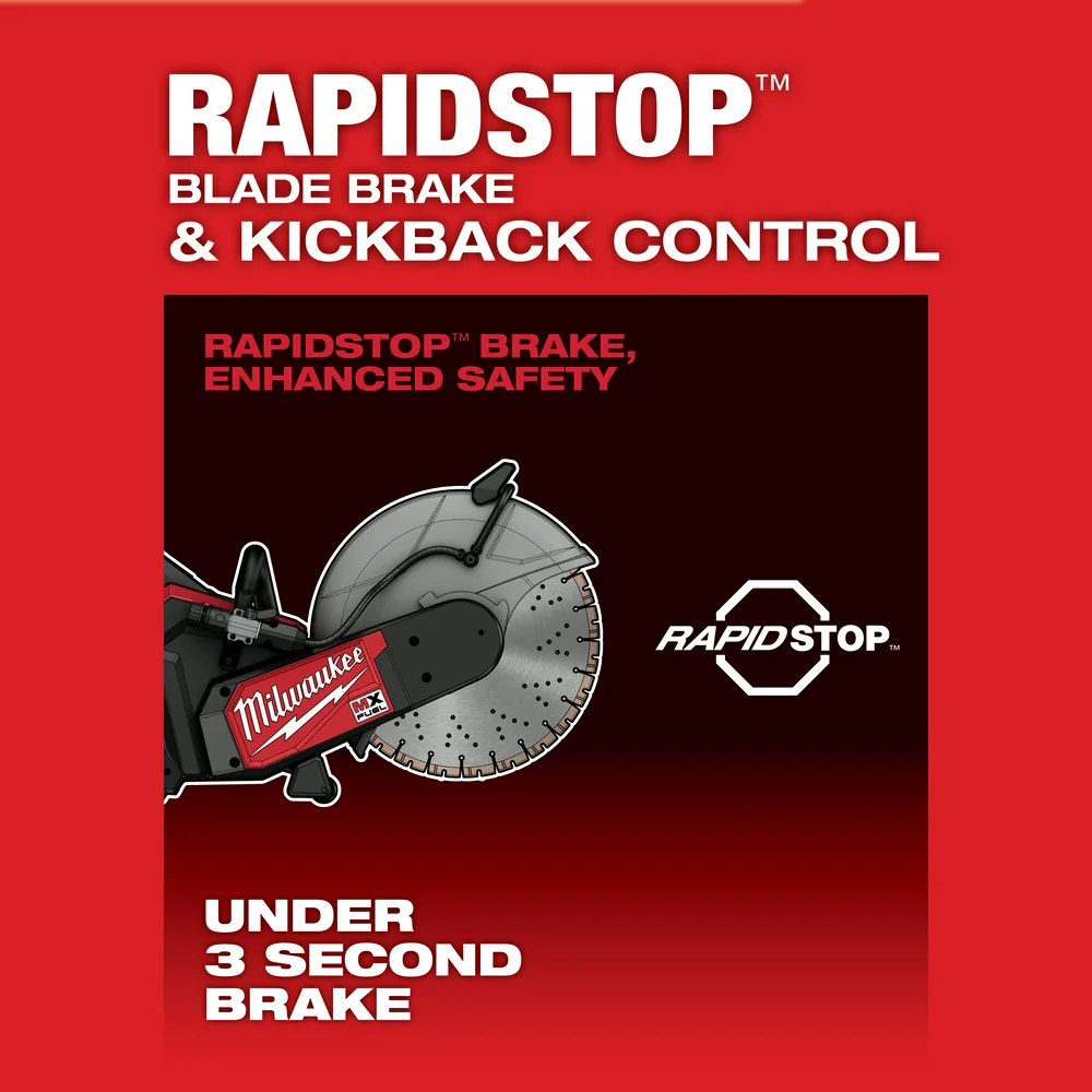 Milwaukee MXF315-0 MX FUEL 14 Cut-Off Saw w/ RAPIDSTOP Brake - Bare Tool