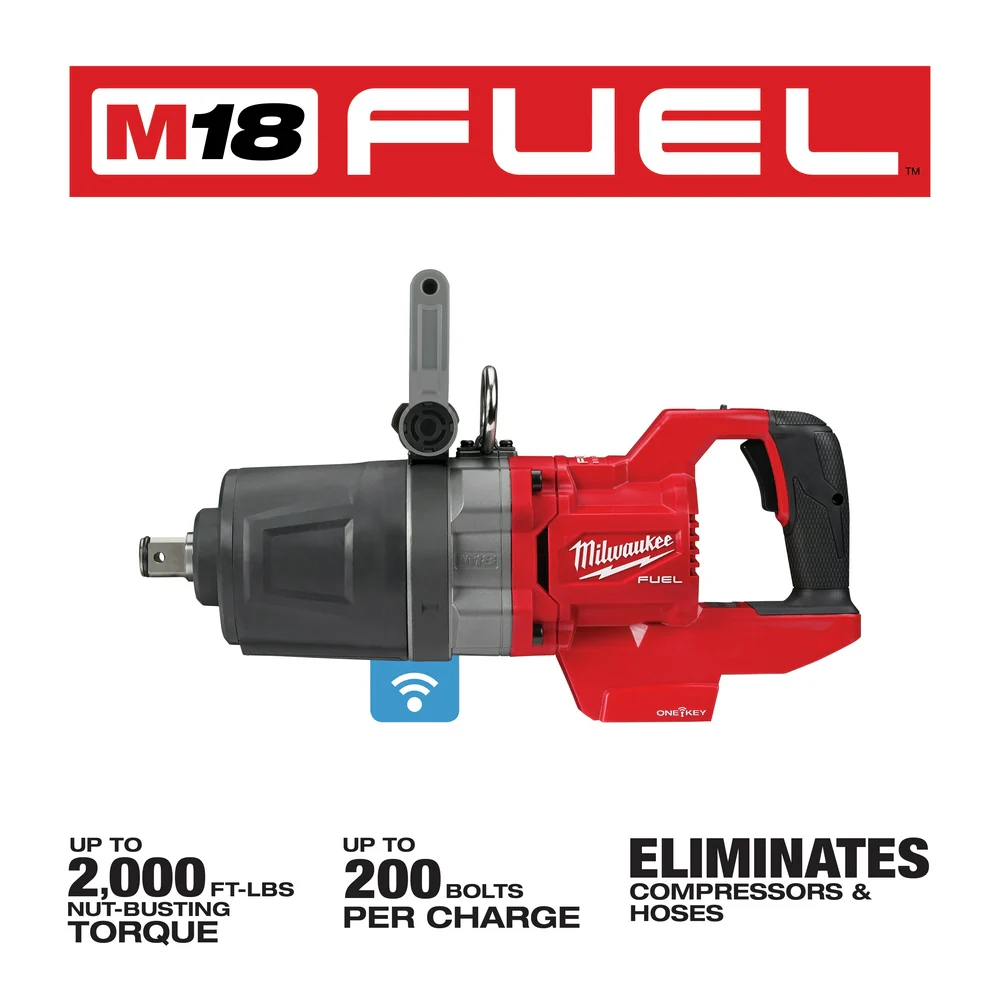 Milwaukee 2868-80 M18 FUEL 18V 1 D-Handle Impact Wrench - Bare Tool. Recon