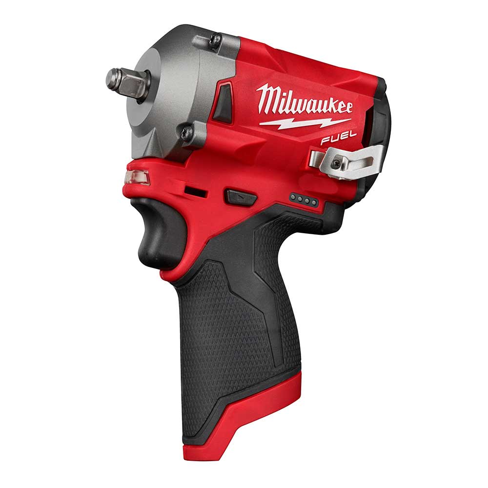 Milwaukee 2554-80 M12 FUEL 12V 3/8 Stubby Impact Wrench-Bare Tool-Reconditioned