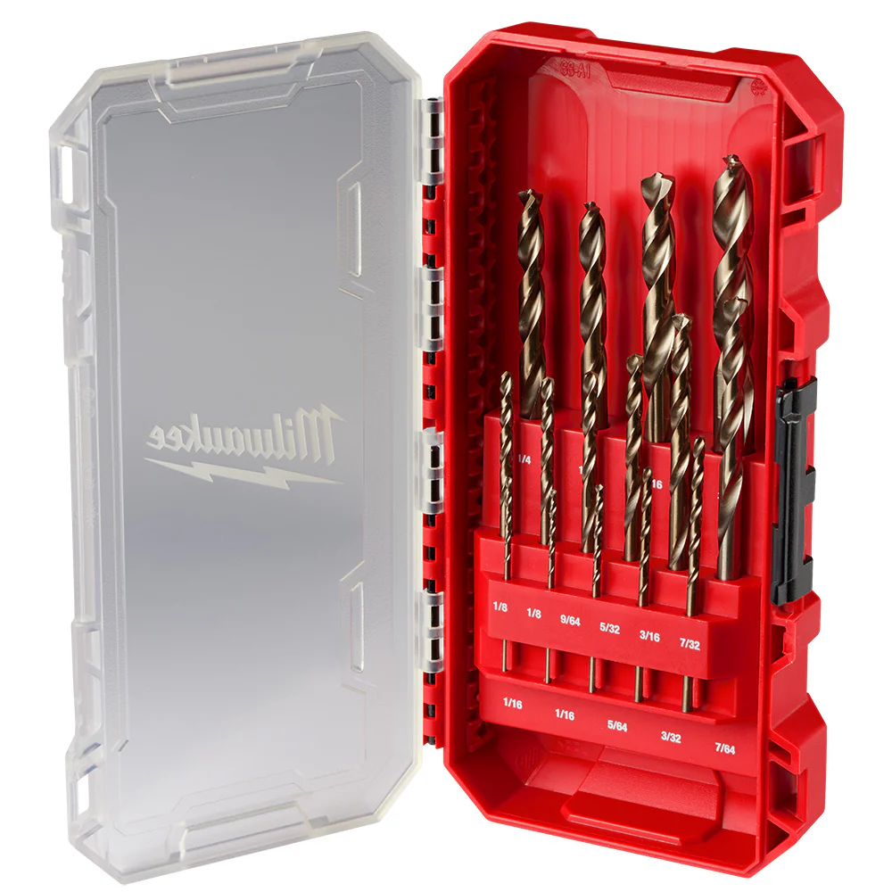 Milwaukee 48-89-2370 RED HELIX Cobalt Drill Bit Set - 15 PC