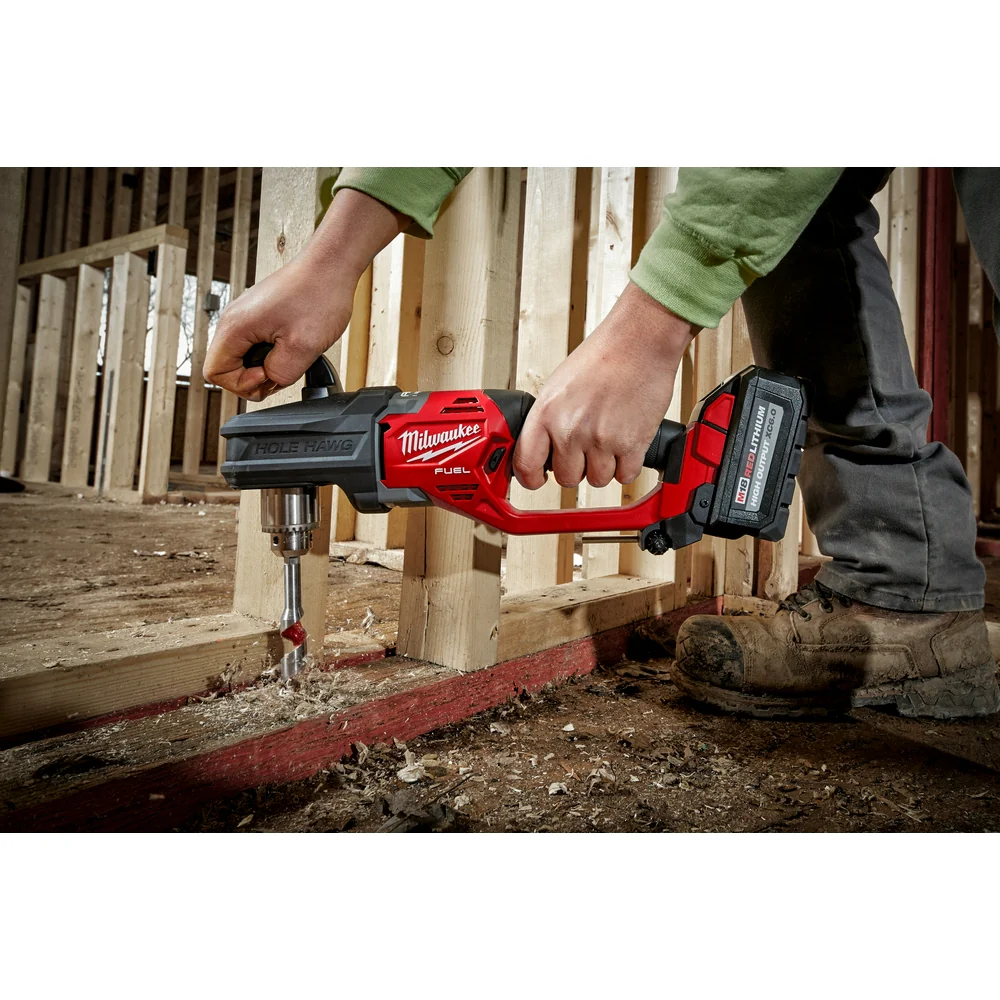 Milwaukee 2807-20 M18 FUEL 18V 12 HOLE HAWG Right Angle Drill -Bare Tool