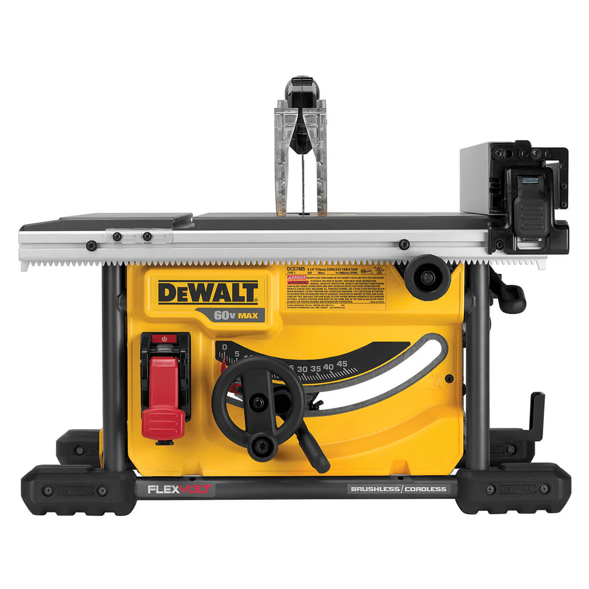 DeWALT DCS7485B-KIT 60V Cordless Li-Ion Table Saw w/ 6AH 2-PK Battery Kit