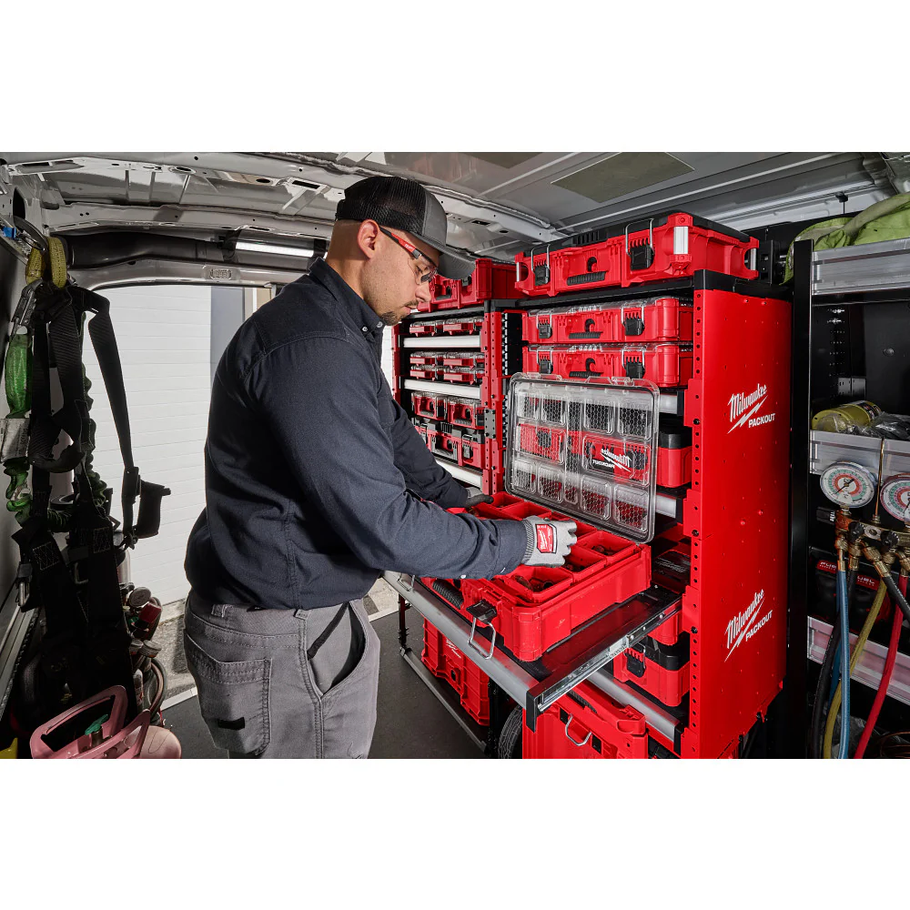 Milwaukee 48-21-8040 PACKOUT Rack Drawer Storage System w/ 50 lbs Capacity